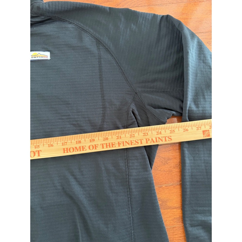 Orvis 1/4 Zip Pullover Mens XL Horseshoe Hills Athletic Black Pockets Jacket EUC - Picture 13 of 15